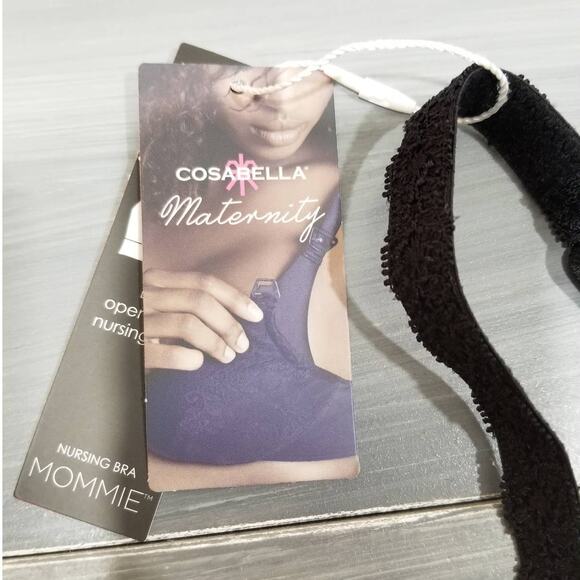 Cosabella Never Say Never Mommie Nursing Bra in Black Size Large - Picture 10 of 12